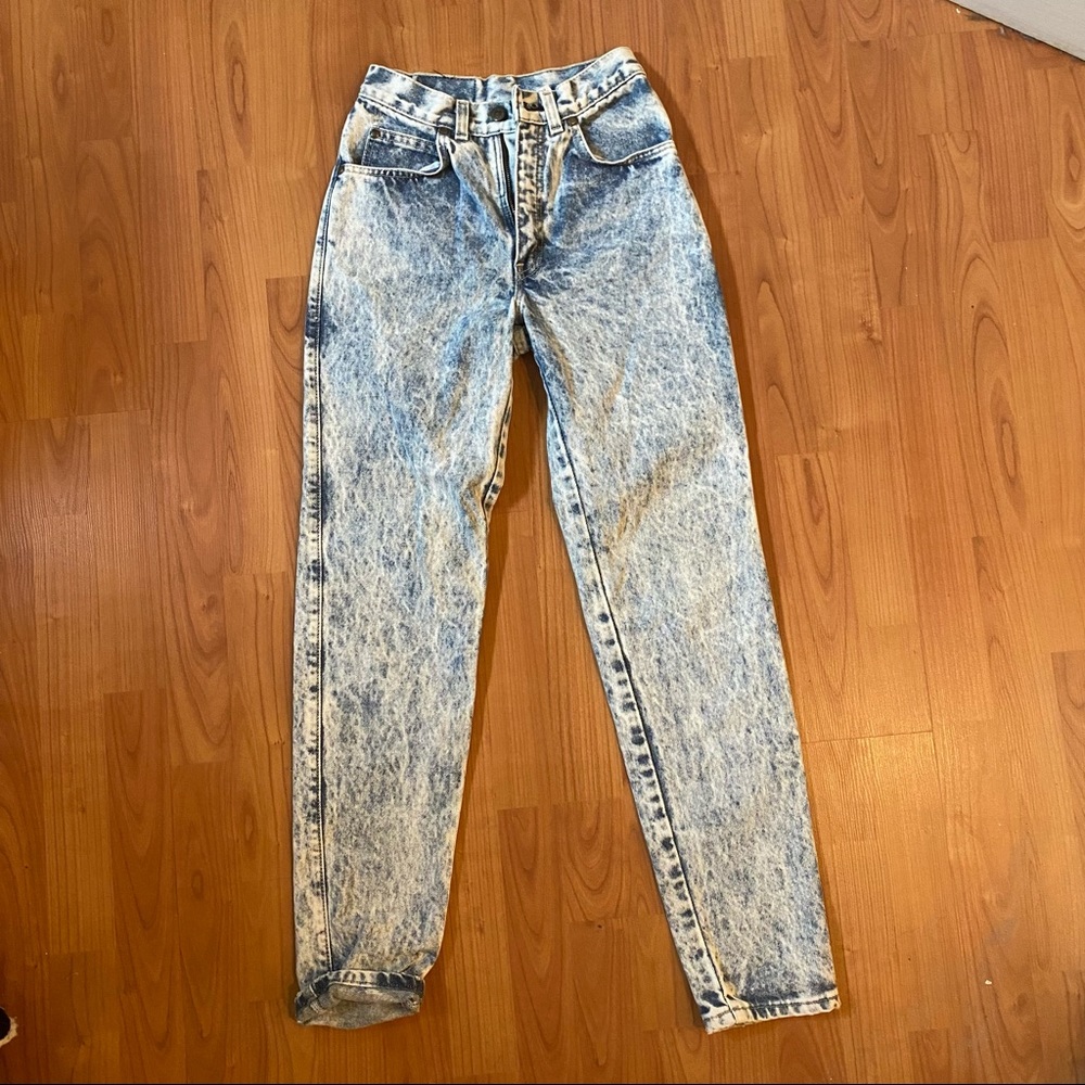 Levi's Vintage Orange Tab Jeans Acid Wash